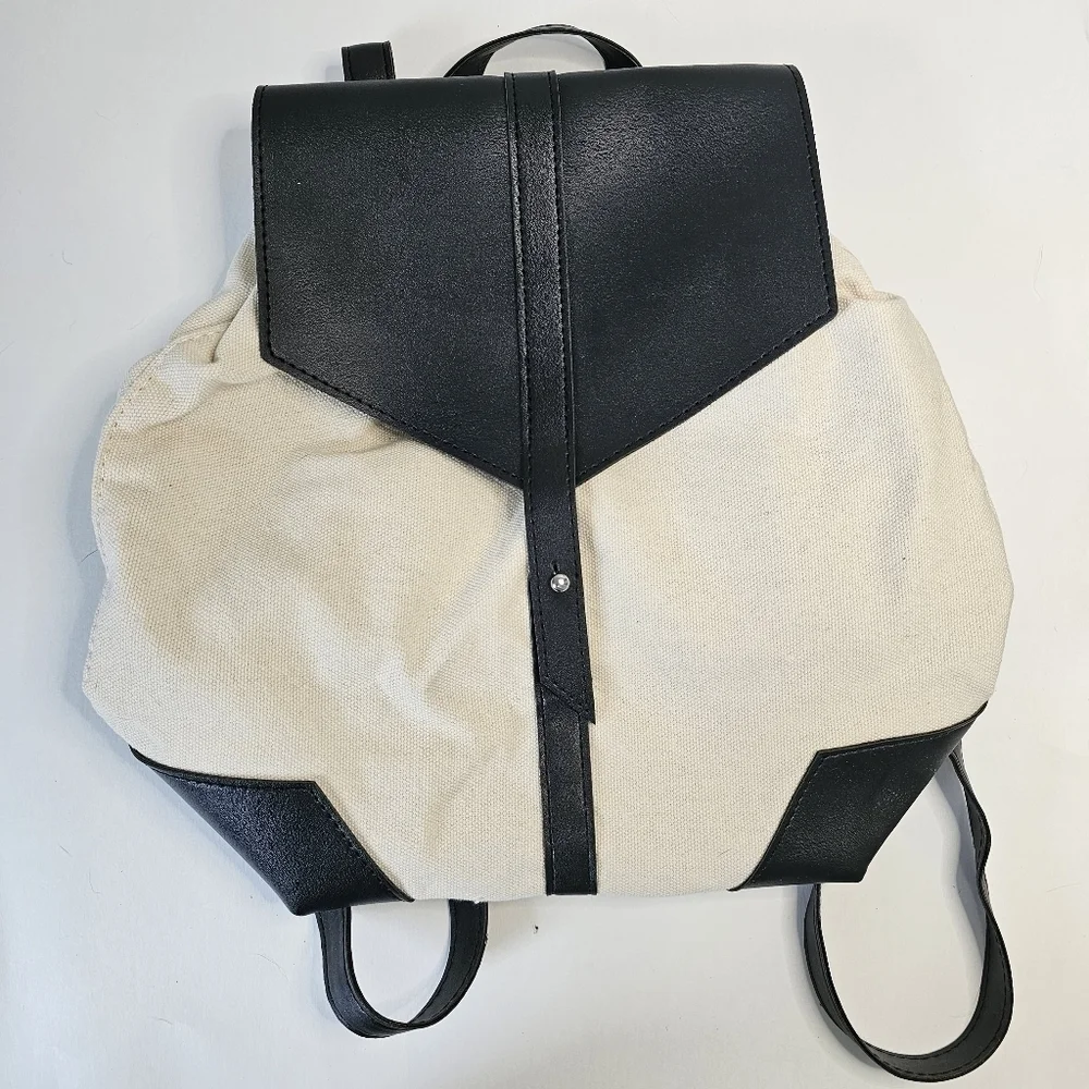 Deux Lux Demi Canvas / Vegan Leather Backpack